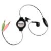 Retractable Earbud Mono VoIP Cable