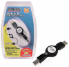 Retractable USB Cable for laptop and PC - USB A to USB B connector