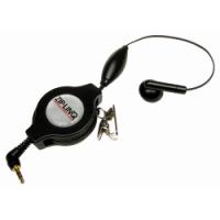 Retractable Universal 2.5mm Cell Phone Handsfree Headset, BULK