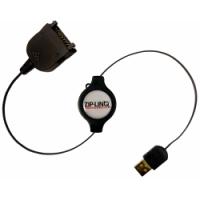 Retractable Handspring Visor Charge and Sync Cable, BULK