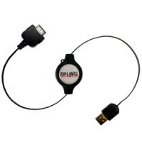 Retractable Treo 600 Charge and Sync Cable, BULK