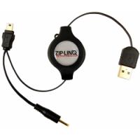 Retractable Palm Tungsten E/ Zire 31 72 Charge and Sync Cable, BULK