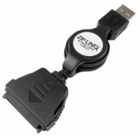 Retractable Sony Clie 2 Charge and Sync Cable, BULK