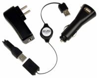 Retractable Motorola 2 USB Cell Phone Charging Kit