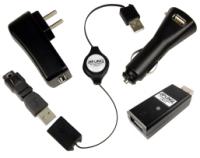 Retractable Siemens phone charger kit  USB Cable, Adapter, 6V Booster