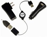 Retractable Phone Charger & USB Cable for Kyocera and Samsung