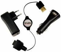 Retractable USB 02XDA III Synch and Charge Euro Kit