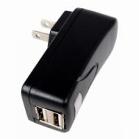 Dual USB AC Adapter, ipod-iphone Compatible, BULK