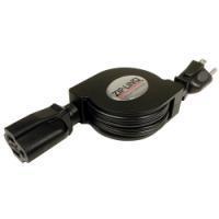 Retractable 5 Ft AC Power Extension Cord