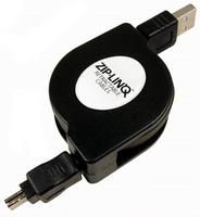 Retractable USB 2.0 Mini4 Mitsumi Pin Cable