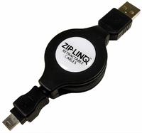 Retractable USB Mini5 Pin Cable
