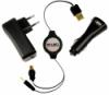 Retractable USB Palm P14 Synch and Charge Euro Kit