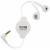 Retractable 3.5mm White Earbuds Cable, BULK